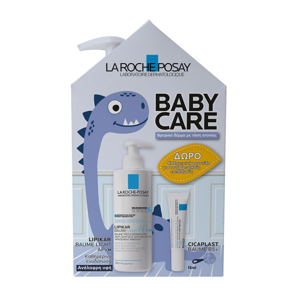 LA ROCHE-POSAY - PROMO PACK LIPIKAR Baume AP+M Light - 400ml ΜΕ ΔΩΡΟ CICAPLAST Baume B5+ - 15ml